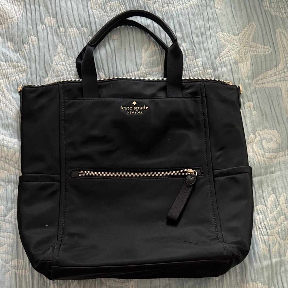 Kate Spade Black Nylon Tote